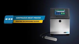 Continuous Inkjet Printing on Disposable Gloves | CIJ Printer | Videojet Technologies