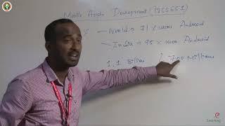 Lecture 1 -- Introduction to Mobile Application Development