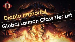 Diablo Immortal Class Tier LIst Global Launch Season 1