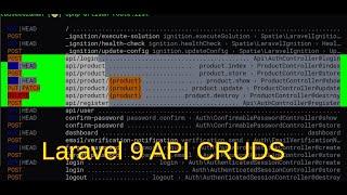 Laravel 9 API CRUD // How to create a Complete API CRUD system using Laravel 9