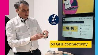 ST@MWC2022 - USB Contactless Connectivity 60GHz Transceiver + antenna