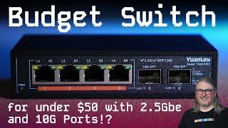 Under $50 Inexpensive Budget Switch With Both 2.5Gbe and 10G