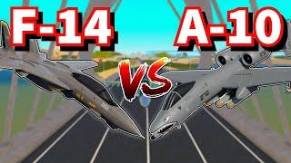 F-14 VS A-10 COMPARISON WHATS THE BEST PLANE IN WAR TYCOON