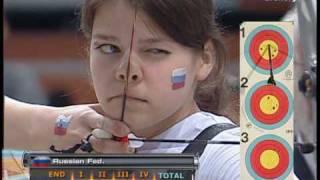 Russia v Poland – recurve junior women team gold | Rzeszow 2009 World Indoor Championships