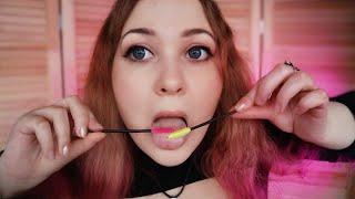 АСМР МАКИЯЖ СЛЮНКОЙ 2.0 ASMR SPIT PAINTING your Makeup  mouth sounds