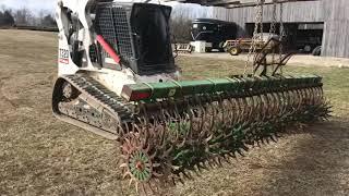 John Deere 400 Rotary Hoe!