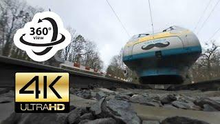 360° camera under train - PENDOLINO (4K)