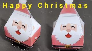 Animated Santa Claus Papercraft | DIY Christmas Craft with AI Magic