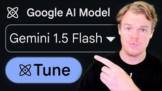 Fine-tuning Gemini with Google AI Studio Tutorial - [Customize a model for your application]