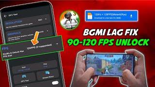 UNLOCK 90 FPS PUBG MOBILE/BGMI  PARMANENT  Bgmi New Update Lag Fix Bgmi Lag Fix 90 Fps unlock