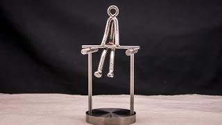 The Pendulum Man - Kinetic balancing art desk office toy sculpture