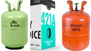 Properties of R422D, R407C and R421A (R22 Replacement Refrigerants)