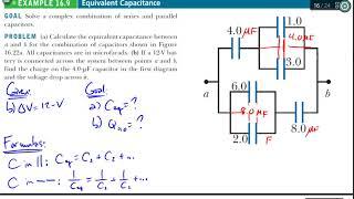 The Breakdown of a Complex Capacitor Circuit