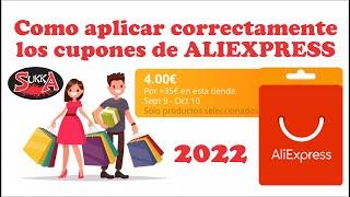 Cómo Aplicar los cupones de ALIEXPRESS en el carrito de compras 2022