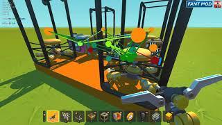 Scrap Mechanic Modded | How To use the Angle Sensor with Gyros together.