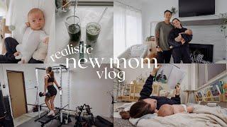 a *realistic* day in the life as a new mom!