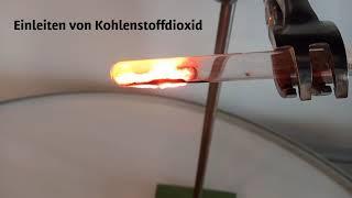 Reaktion von Magnesium mit Kohlenstoffdioxid