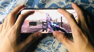 4 fingers gyro sniping on iPhone 13 Pro Max at very high graphics + settings