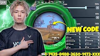 PUBG 3.5 Update Best  Sensitivity Code & 5 Fingers Control Settings | BGMI / Pubg Mobile 2024