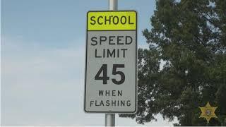 YCSO Rules of the Road: School Speed Zones