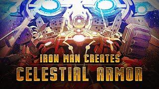 Iron Man Creates Celestial Armor