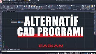 Autocad Benzeri Programlar #2 | Ucuz CAD Programı CADian | Kasmayan ve Donmayan Çizim Programı