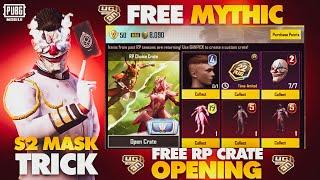 GOT 3 MYTHICS IN 0 UC FREE RP CRATE OPENING | S2 MASK TRICK