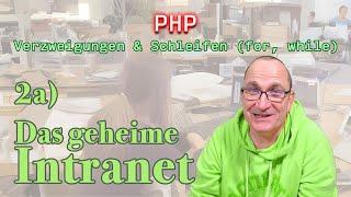 HTML/PHP 2a - Geheimes Intranet: Wir bauen nochmal ein HTML-Formular und werten es mit PHP aus