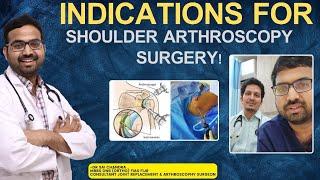 Indications For Shoulder Arthroscopy Surgery ...#drsaichandra #drsasidhar