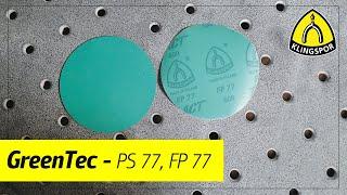 GreenTec PS77 & FP77 Sanding Discs | KLINGSPOR Abrasives USA