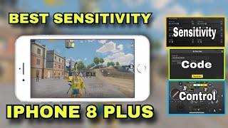 iPhone 8 Plus BEST SENSITIVITY2023 Performance60 FPS/Pubg Mobile