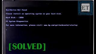 How to Fix Operating System Not Found in Windows (No Bootable Device)