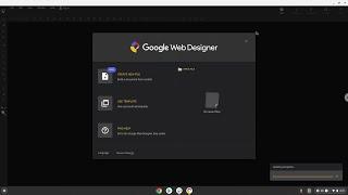 How to install Google Web Designer on a Chromebook