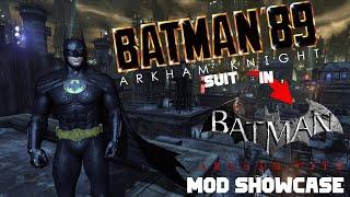 Arkham Knight 1989 Batman Michael Keaton in Arkham City ! Skin MOD Showcase