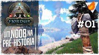 O INÍCIO DA SOBREVIVÊNCIA NO ARK NOVO MAPA FJORDUR GAMEPLAY PT-BR | EP.01