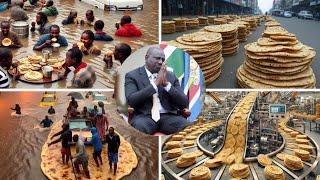 Wakenya wamdhihaki Rais Ruto kwa picha za AI baada ya kuahidi mashine inayozalisha Chapati Milioni 1