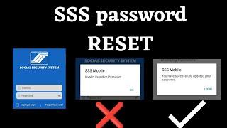 Paano mag reset ng user id at password sa SSS online gamit ang cp | How to reset SSS password