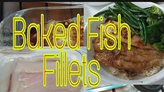 Baked white fish fillet | Hana liza Fish Fillet