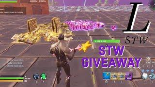 LIVE Save the World  Giveaway #fortnite #stw #savetheworld