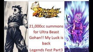 Dragon Ball Legends Festival 2024 Summons : 21,000 cc summons for Ultra Beast Gohan