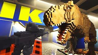 HUNTED by a T-Rex in IKEA - Teardown Mods Gameplay