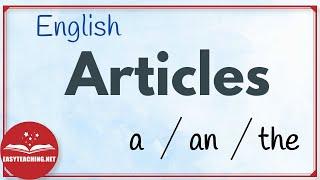 Articles in English | Learn English | EasyTeaching