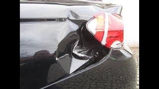 BMW Unfall Seitenwand instandsetzen Beule Delle Reparatur Karosserie ausbeulen Dresden