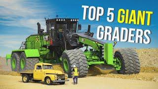 Top 5 Biggest and Most Powerful Motor Graders in 2023!