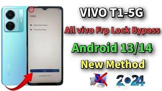 VIVO T1-5G Frp Lock Bypass Android 13/ All vivo Android 13/14 frp unlock Without Pc -2024 