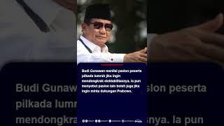 Presiden Prabowo Kampanyekan Ahmad Luthfi, Budi Gunawan: Kalau Dukung Boleh-Boleh Saja #prabowo