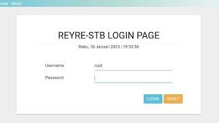 Pertama kali login ke STB OPENWRT