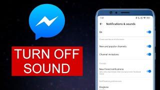How To Turn Off Facebook Messenger Sound | Messenger Sound