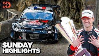 Ogier Makes HISTORY  WRC Rally Monte Carlo 2025 Sunday Highlights