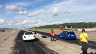 L: Kaido Reisser - Audi A4 2.2t R: Gert Leisson - Audi S4 2.7Bit @ Speedest Legends 2017